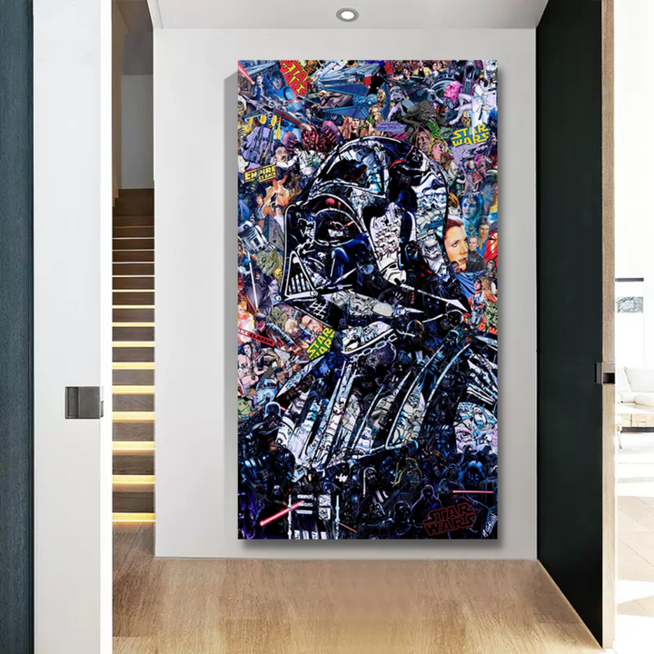 Lisslune | Disney Star Wars Poster Darth Vader Canvas Wall Art - Wall Decoration - Famous Wall Art