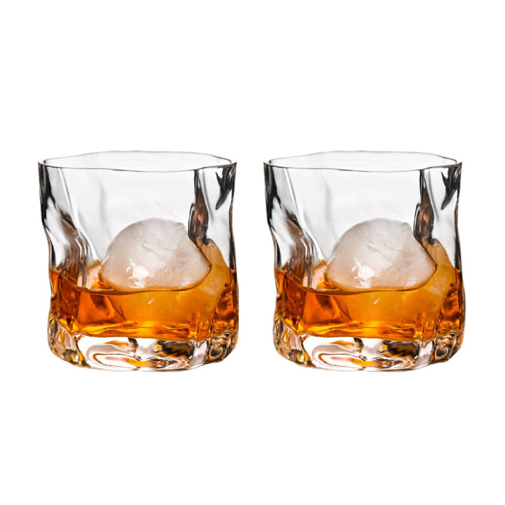 Lisslune | Distorted Texture Whisky Glass Set