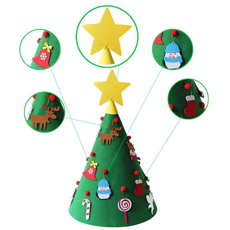 Lisslune | DIY Christmas Ornaments for Kids - Handmade Christmas Tree Wall Decor