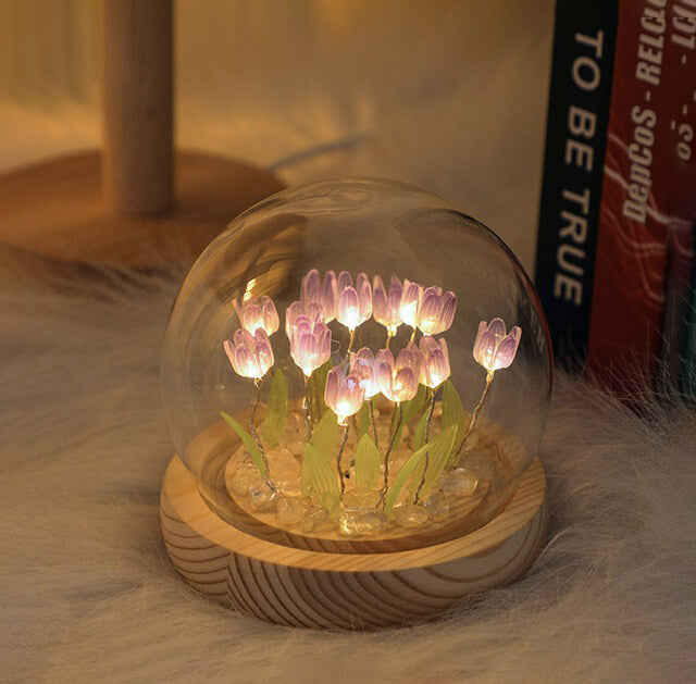 Rynx | DIY Mini Tulip Flowers Nightstand Lamps