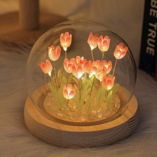 Rynx | DIY Mini Tulip Flowers Nightstand Lamps