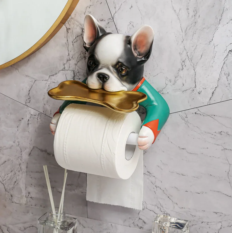 Lisslune | Funny Dog Toilet Paper Holder
