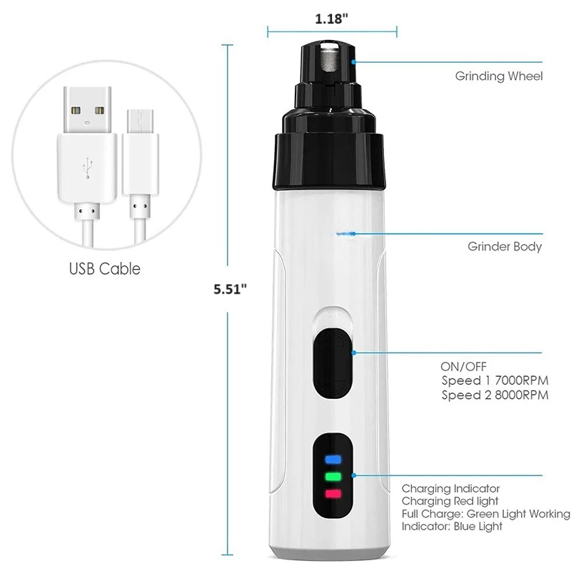 Lisslune | Electric Dog Nail Trimmer