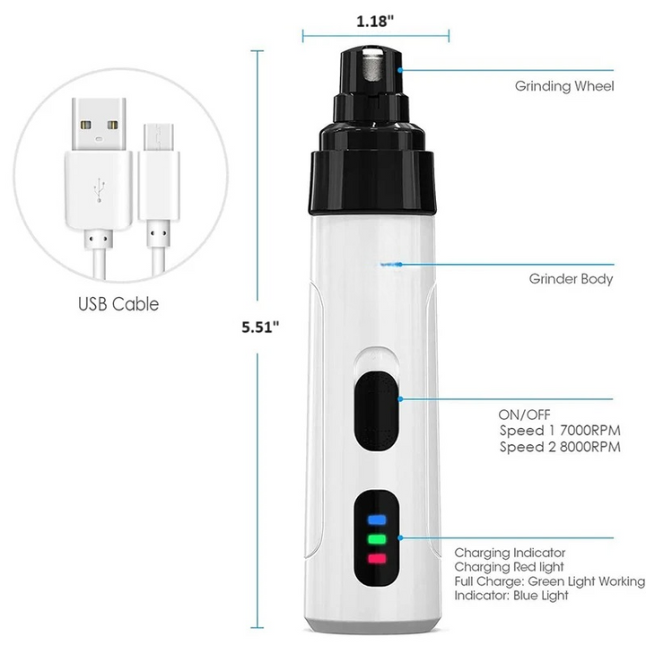 Lisslune | Electric Dog Nail Trimmer