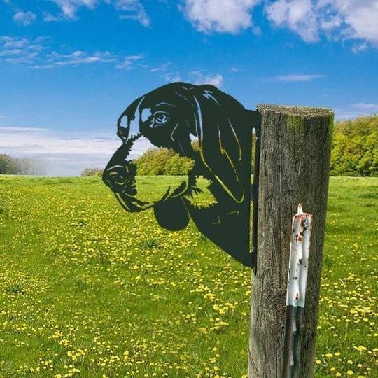 Lisslune | WildPost - Metal Dyresilhouette Fence Caps