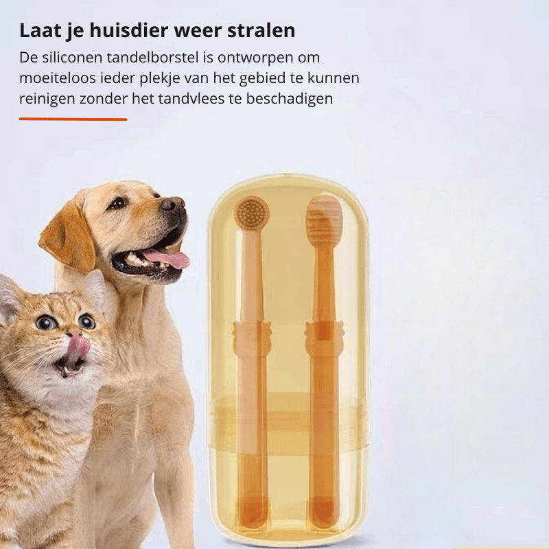 Lisslune | DOGGYDENT – Soft Silicone Finger Toothbrush for Dogs & Cats