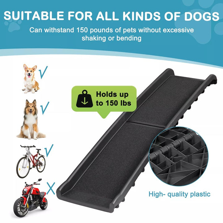 Lisslune | Foldable Pet Ramp with Non-Slip Surface