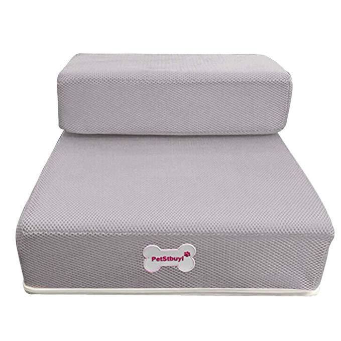 Lisslune | HOPHAVEN – Soft Foam Pet Stairs for Safe Couch & Bed Access