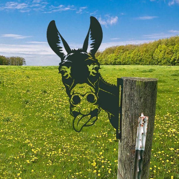 Lisslune | WildPost - Metal Dyresilhouette Fence Caps