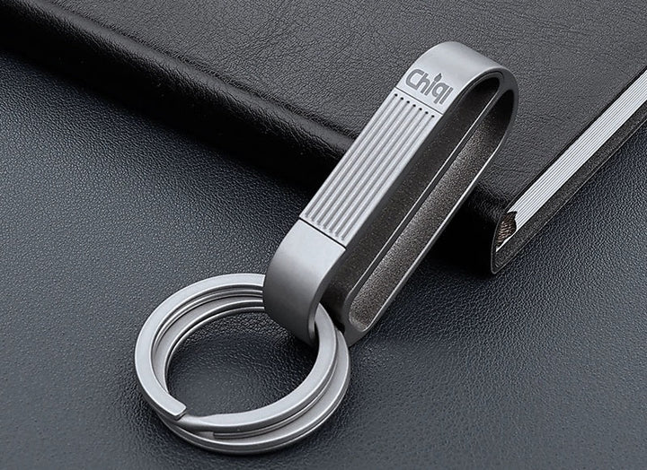 Lisslune | Titanium Alloy Men's Belt Buckle Keychain - Durable, Stylish, Non-Fading Lock
