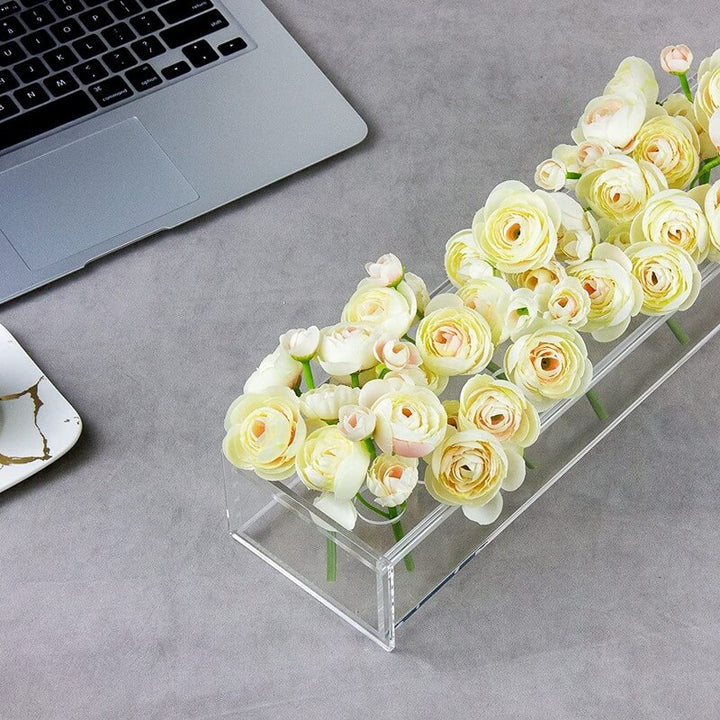 Lisslune | RectaVase - Rectangular Flower Vase made of Acrylic