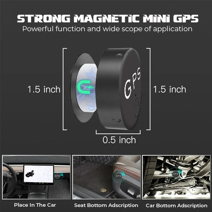 Lisslune | MicroMag Tracker | Mini magnetic GPS tracker