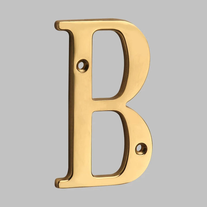 Lisslune | Traditional house numbers made of solid brass
