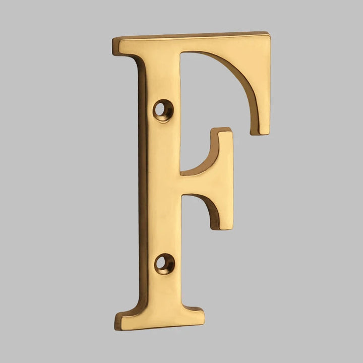 Lisslune | Traditional house numbers made of solid brass