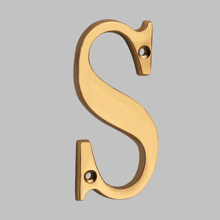 Lisslune | Traditional house numbers made of solid brass