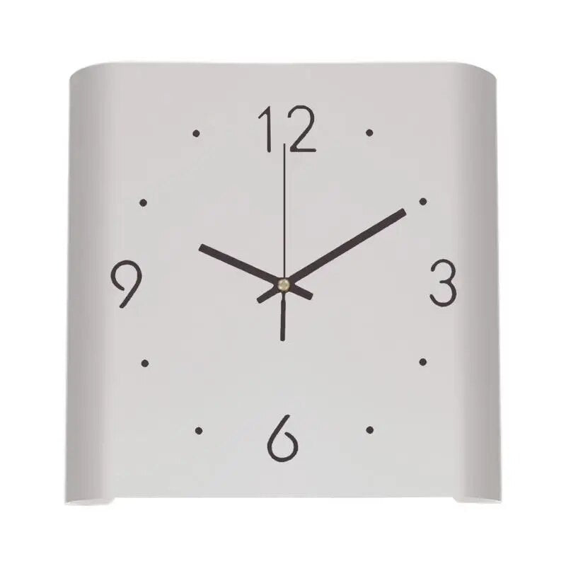 Lisslune | KLOKUUR | Square Wall Clock with Light | Minimalist | Modern Wall Clock | Simple Room Decoration