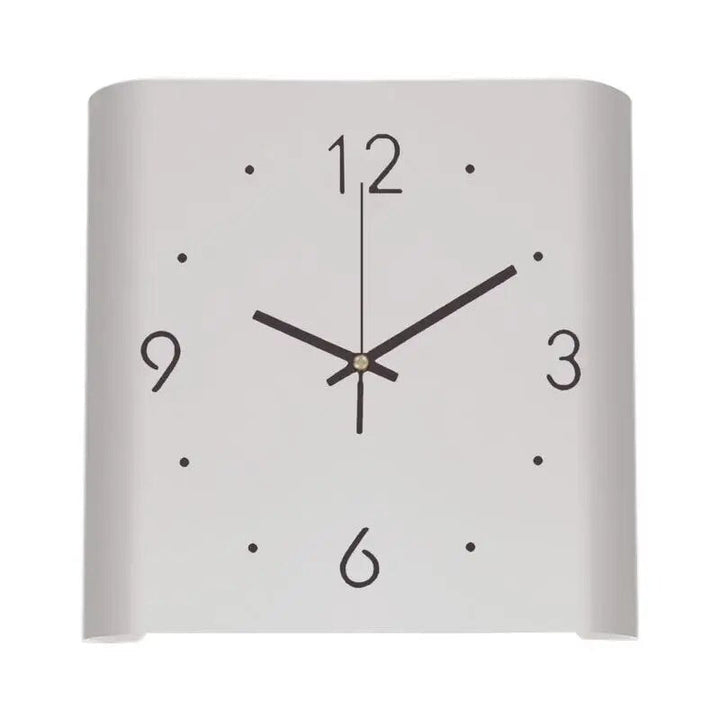 Lisslune | KLOKUUR | Square Wall Clock with Light | Minimalist | Modern Wall Clock | Simple Room Decoration