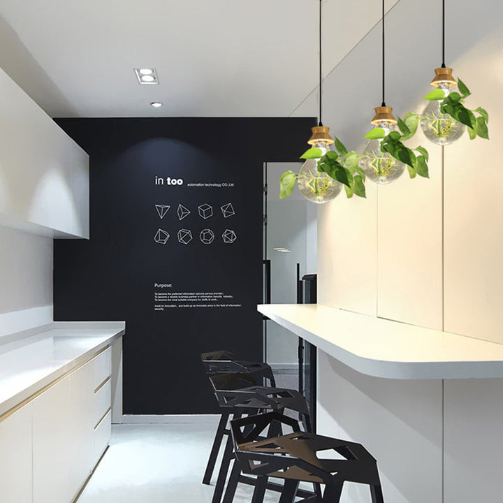 Lisslune | FloraGlow Pendant Light – Stylish Lighting with Integrated Plant Holder