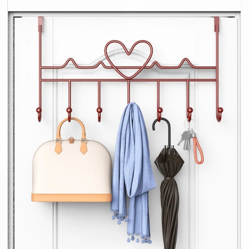 Lisslune | Door hooks - SpaceSaver - Behind the door storage - Efficient & Practical