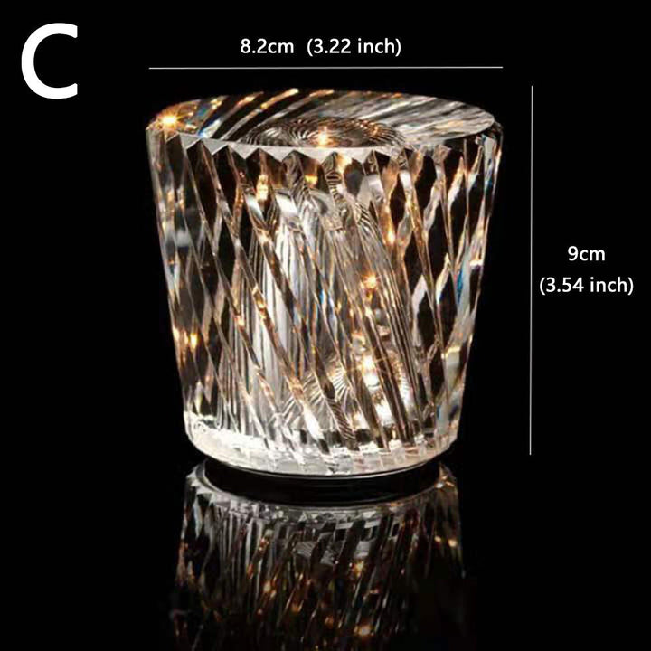Lisslune | Crystal Lamp Wireless Table Lamp
