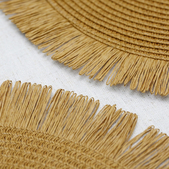 Lisslune | ThermoLuxe | Round braided placemats