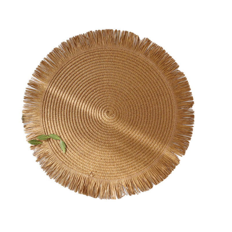 Lisslune | ThermoLuxe | Round braided placemats