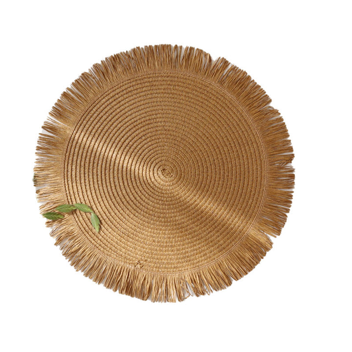 Lisslune | ThermoLuxe | Round braided placemats