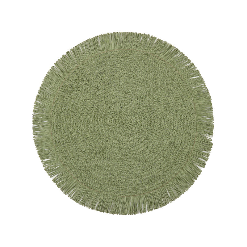 Lisslune | ThermoLuxe | Round braided placemats