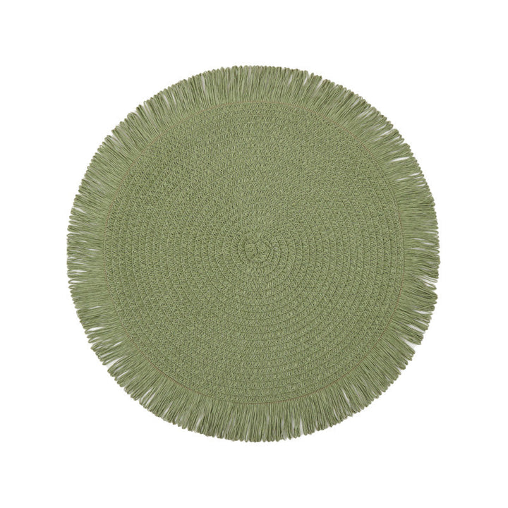 Lisslune | ThermoLuxe | Round braided placemats