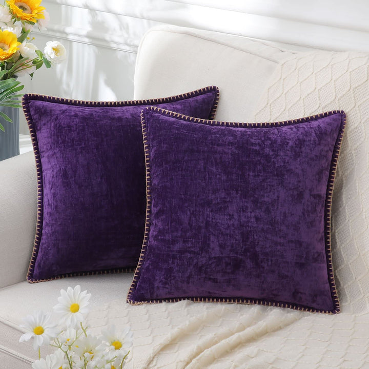 Lisslune | Decorative Chenille Cushion Cover Soft Washable