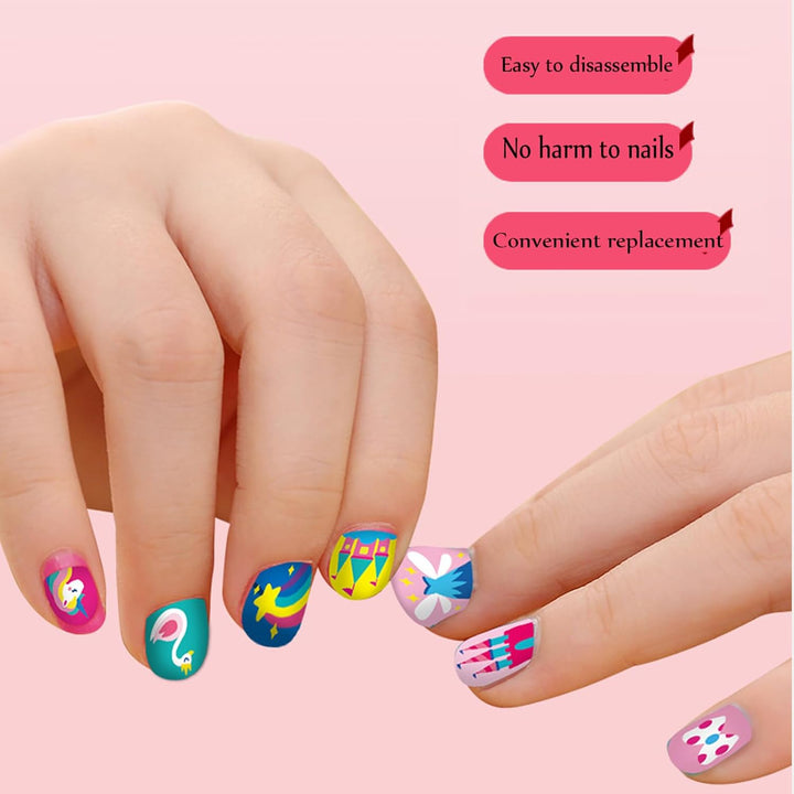 Lisslune | Kids Nail Art Stickers Fun & Easy Designs