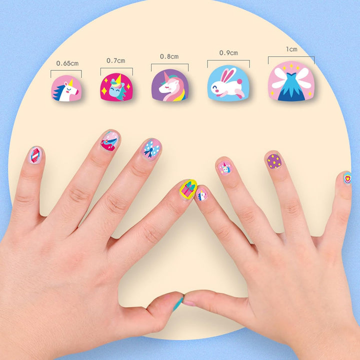 Lisslune | Kids Nail Art Stickers Fun & Easy Designs