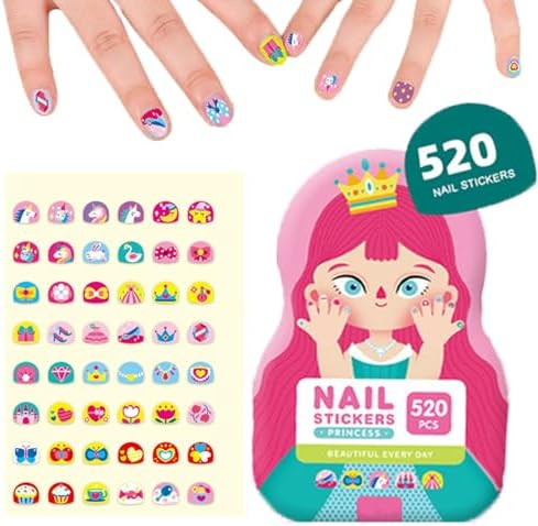Lisslune | Kids Nail Art Stickers Fun & Easy Designs