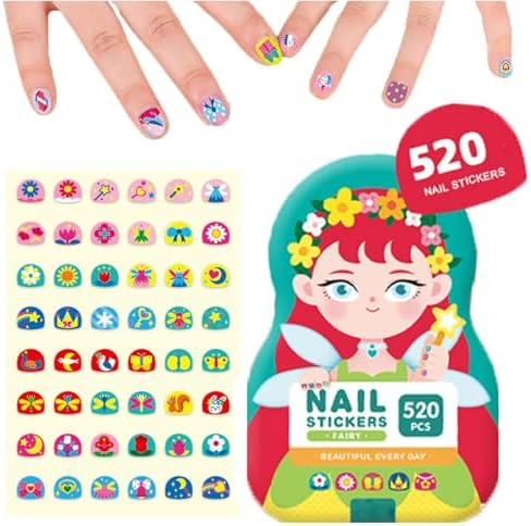 Lisslune | Kids Nail Art Stickers Fun & Easy Designs