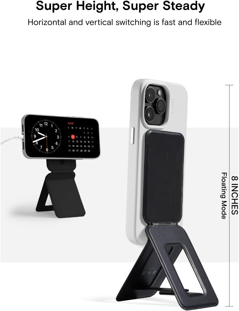 Lisslune | Magnetic Tripod (Black)Stick. Snap. Go!