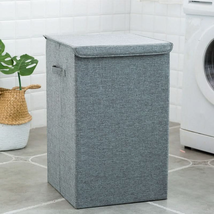 Lisslune | Foldable Laundry Hamper with Lid – Large Capacity
