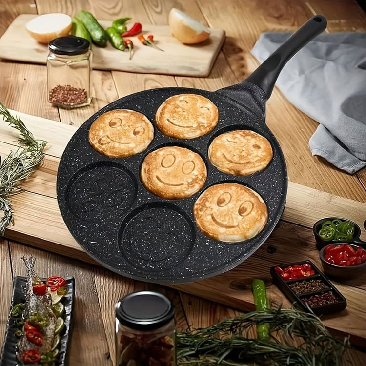 Lisslune | Smiley Pancake PanFun Breakfast for Kids & Adults