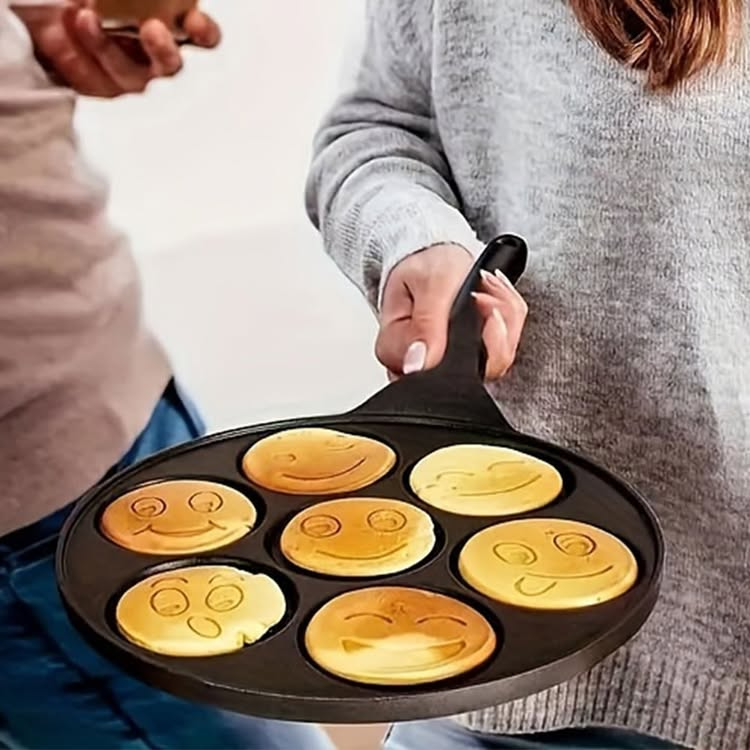 Lisslune | Smiley Pancake PanFun Breakfast for Kids & Adults