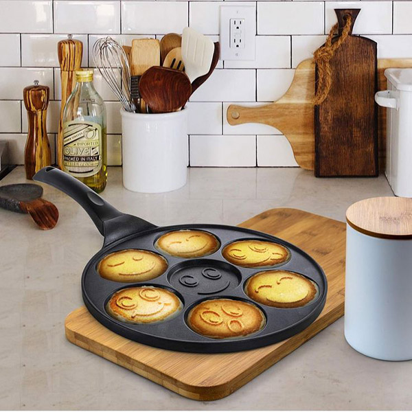 Lisslune | Smiley Pancake PanFun Breakfast for Kids & Adults