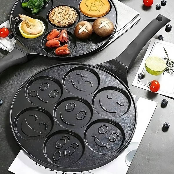 Lisslune | Smiley Pancake PanFun Breakfast for Kids & Adults