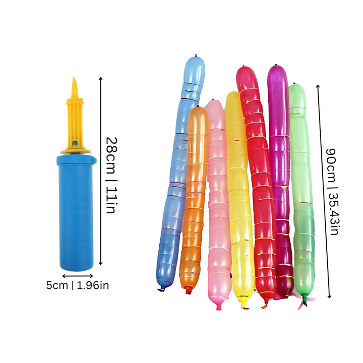 Lisslune | Rocket Balloon Set for Ultimate Party Fun – Whizz, Bang
