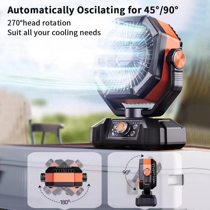 Lisslune | Portable Camping Cooling Fan