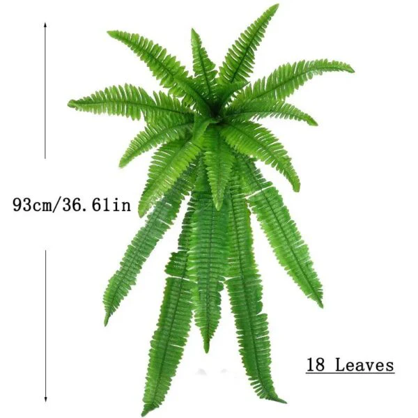 Lisslune | UV Resistant Lifelike Artificial Boston Fern