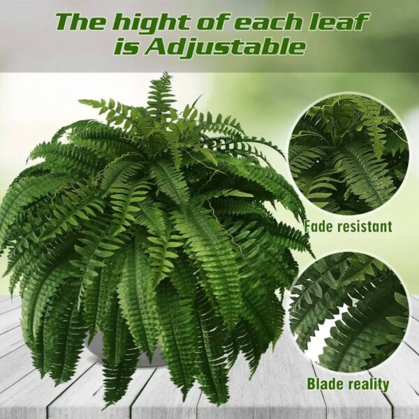 Lisslune | UV Resistant Lifelike Artificial Boston Fern