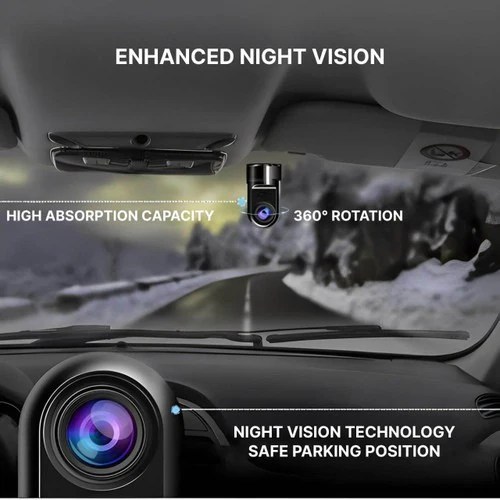 Lisslune | Car Dashcam with Surveillance Camera