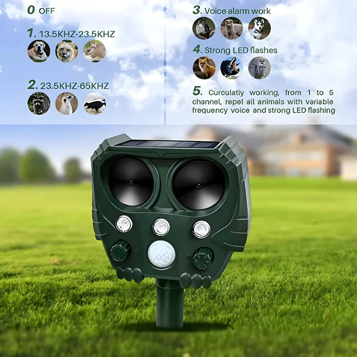 Lisslune | Ultrasound and Noise Sonar Repellent Deterrent