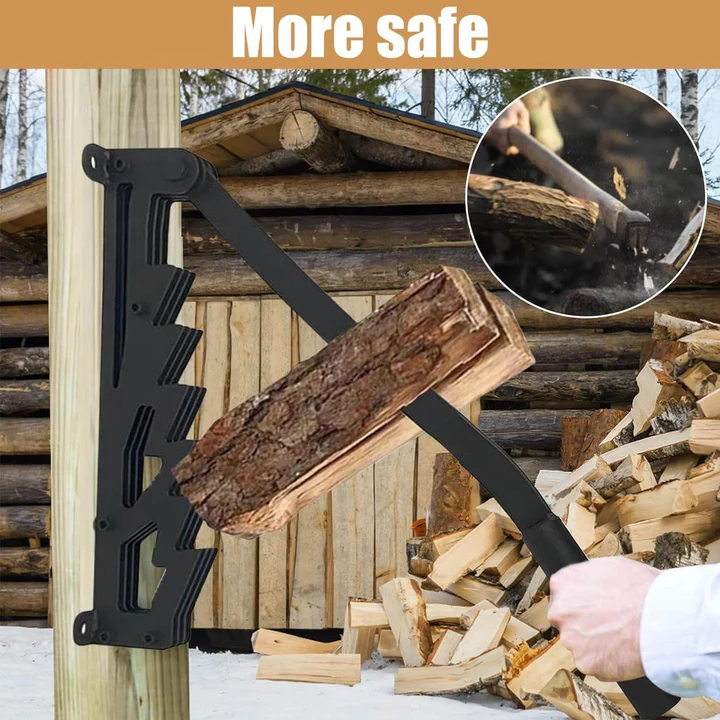 Lisslune | Wall Mounted Firewood Kindling Splitter