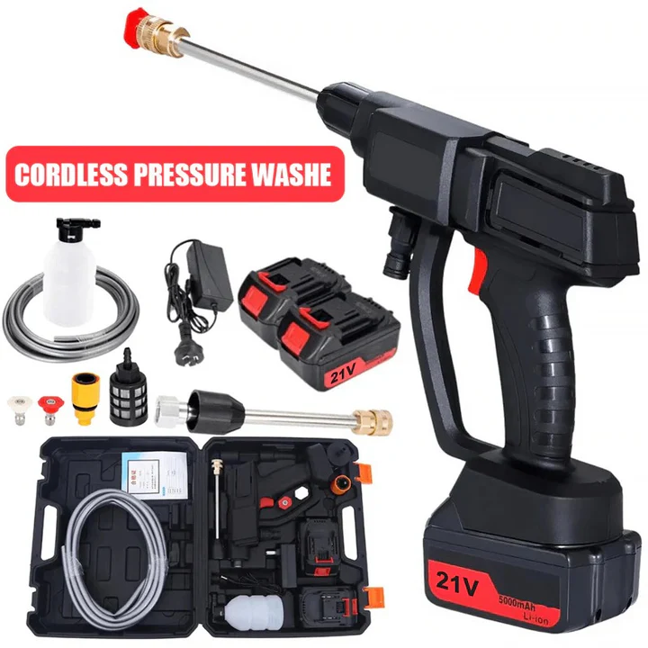 Lisslune | Cordless High Pressure Washer with 2 Batteries