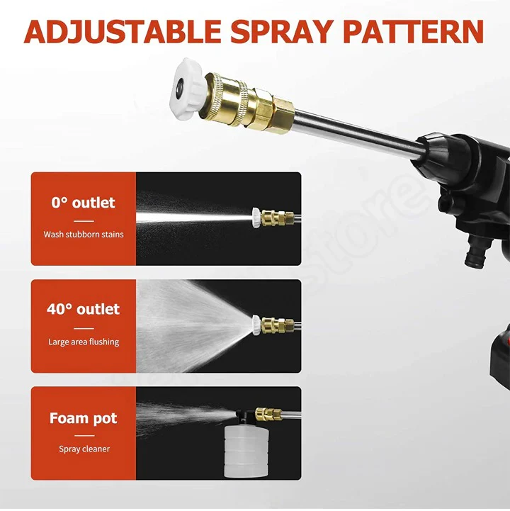 Lisslune | Cordless High Pressure Washer with 2 Batteries