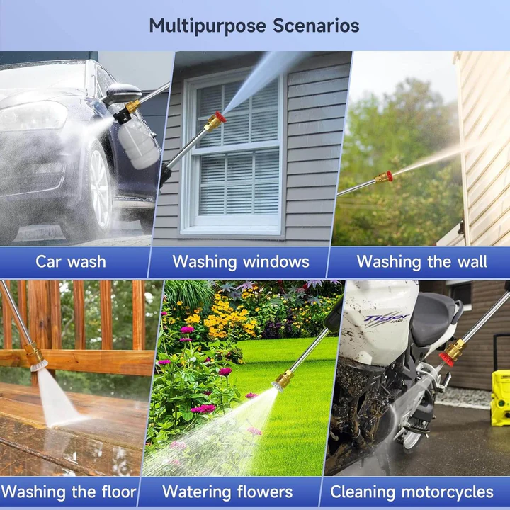 Lisslune | Cordless High Pressure Washer with 2 Batteries